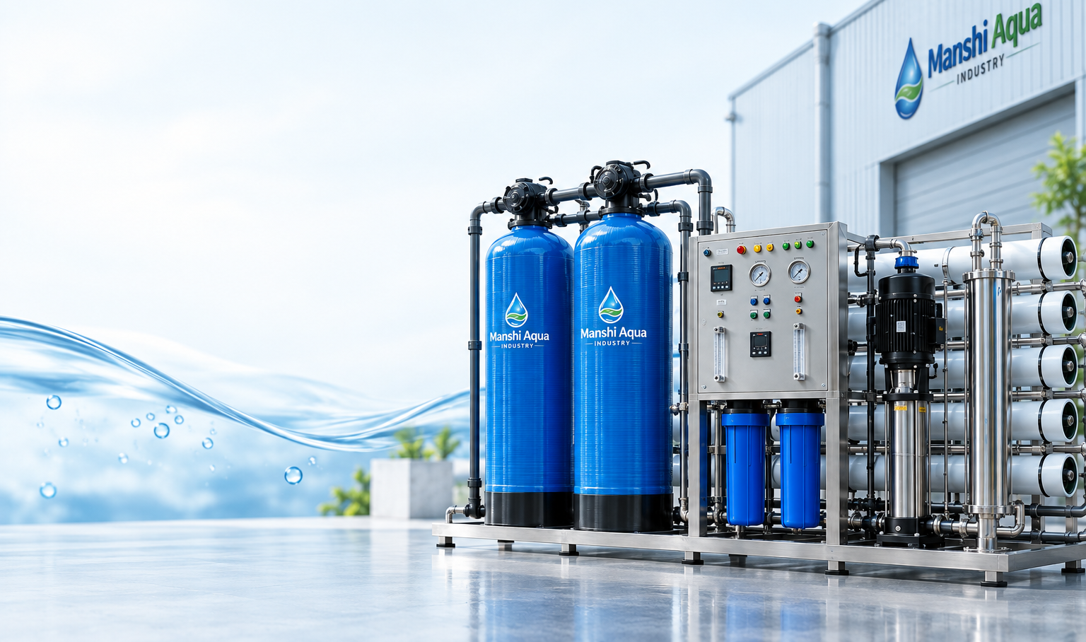 Manshi Aqua industrial water treatment system